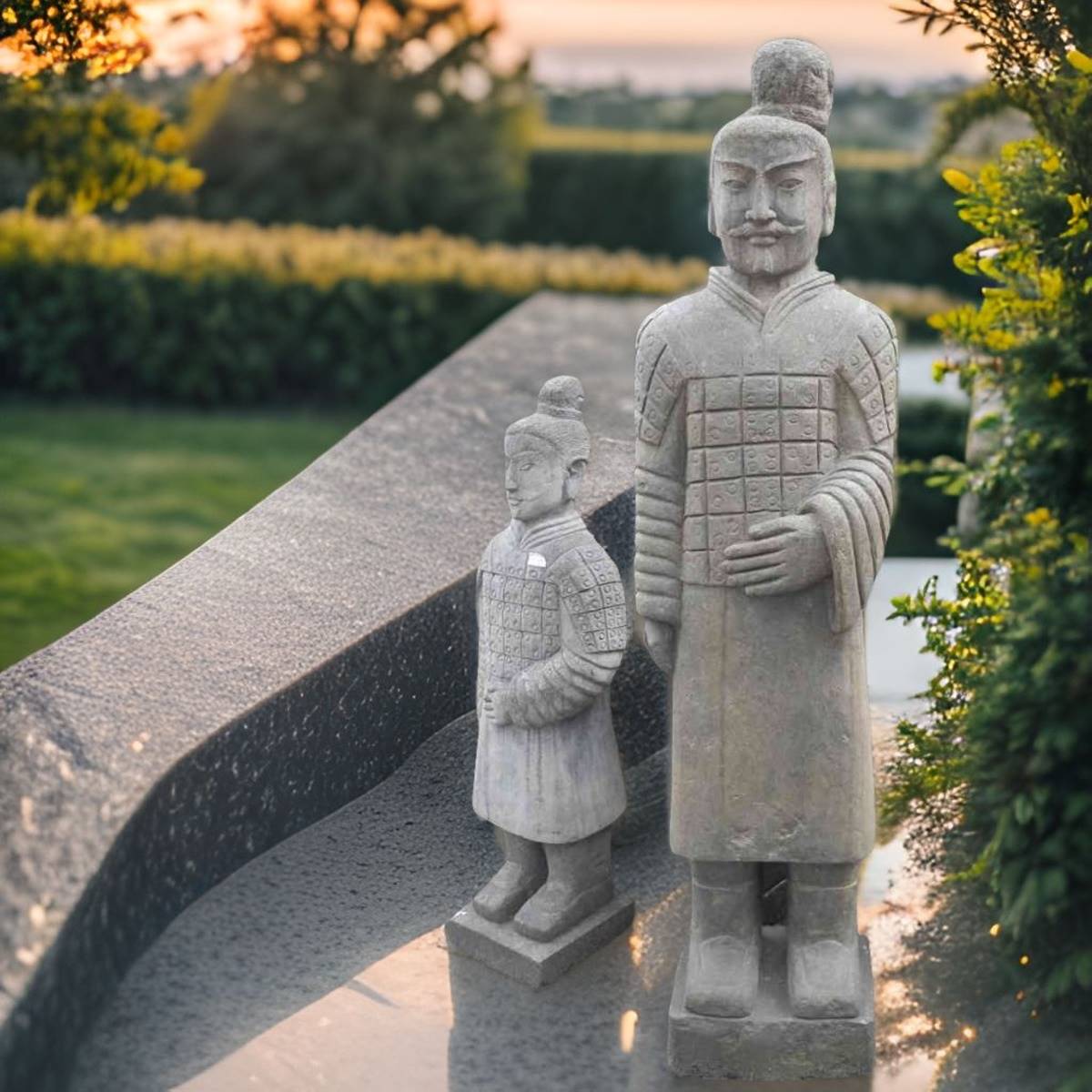 Stehender chinesischer Krieger - Terrakotta Armee