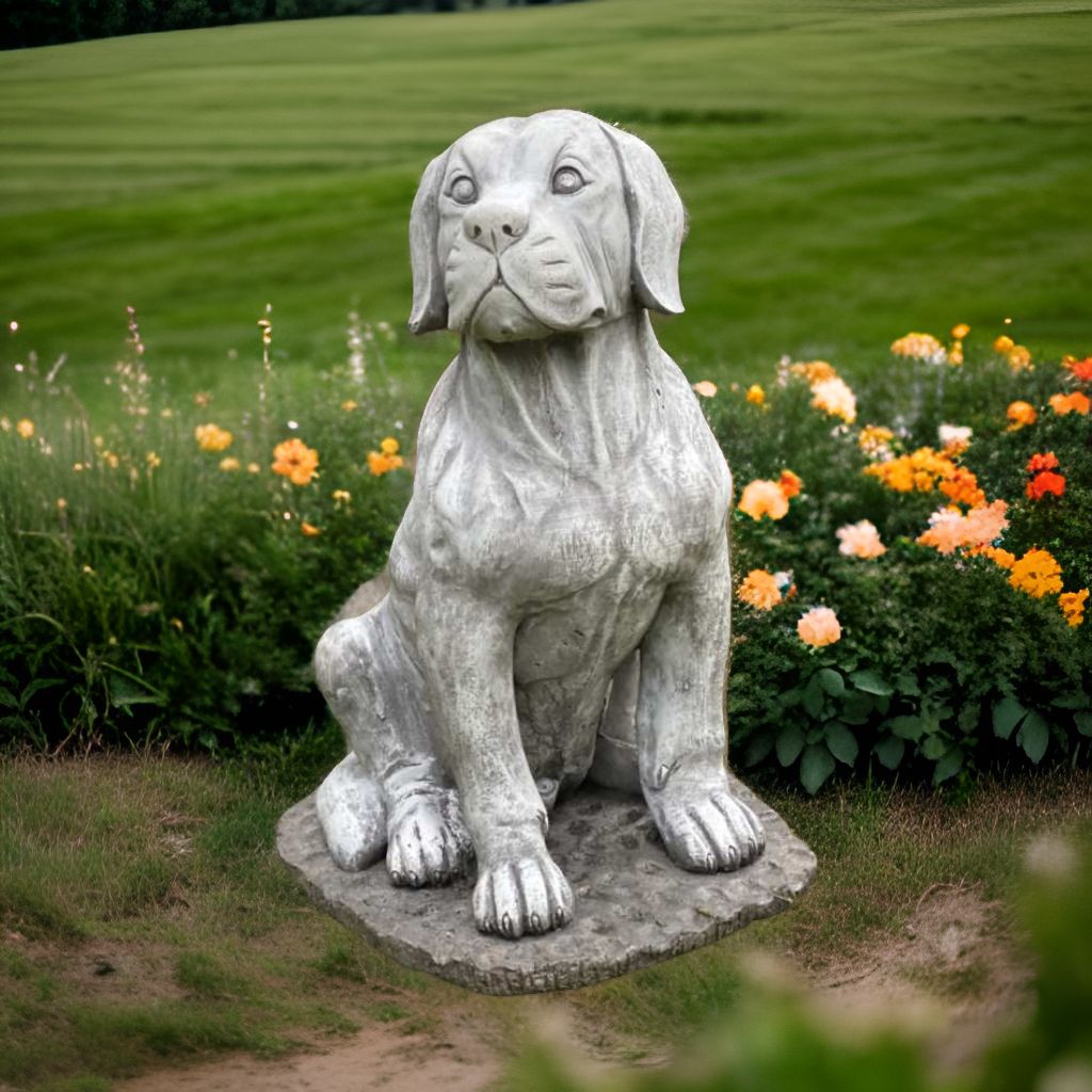 Gartenfigur Labrador Hund 