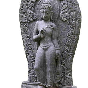 Relief stehender Buddha