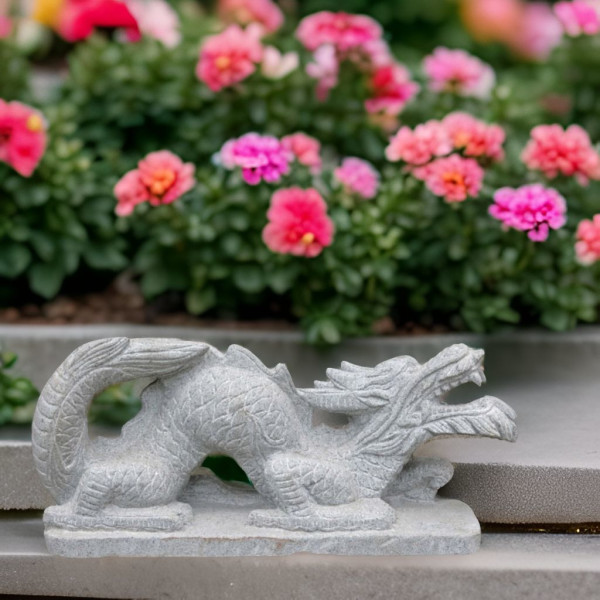 Drachen Gartenfigur