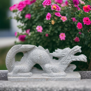 Drachen Gartenfigur