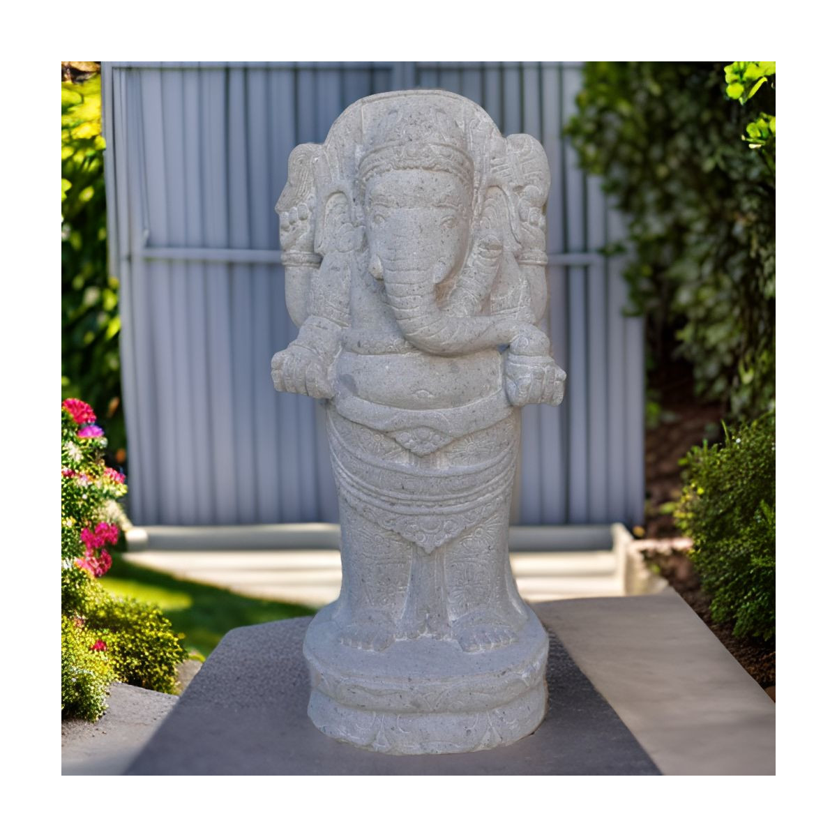 stehende Ganesha Gartenfigur