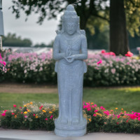 Reisgöttin Dewi Sri Steinfigur