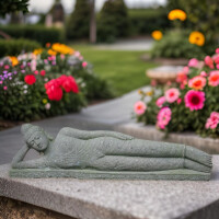 Liegende Buddha Gartenfigur