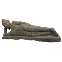 Liegende Buddha Gartenfigur