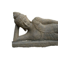 Liegende Buddha Gartenfigur
