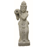 Dewi Sri Statue mit Trog