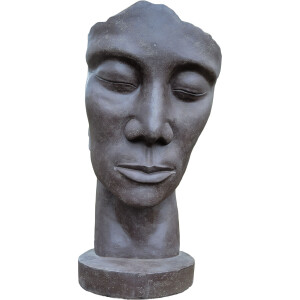 Gartenfigur Gesicht