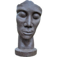 Gartenfigur Gesicht