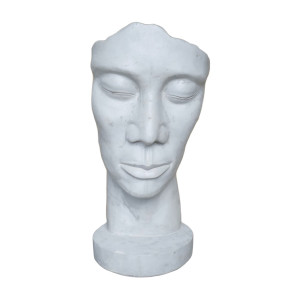 Gartenfigur Gesicht