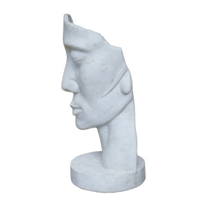 Gartenfigur Gesicht