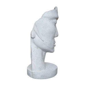 Gartenfigur Gesicht