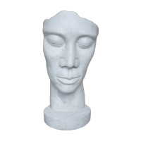 Gartenfigur Gesicht