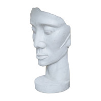 Gartenfigur Gesicht