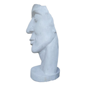 Gartenfigur Gesicht