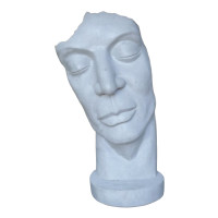 Gartenfigur Gesicht
