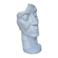Gartenfigur Gesicht