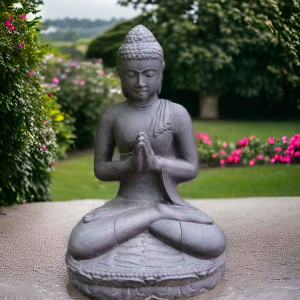 Gartenfigur sitzender Buddha