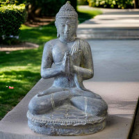 Gartenfigur sitzender Buddha