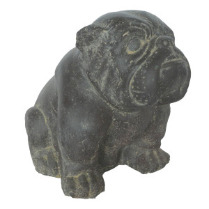 Bulldogge Gartenfigur