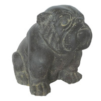 Bulldogge Gartenfigur