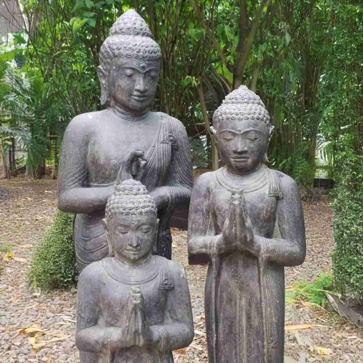 Stehende Buddha Statue Namaste 119-158 cm