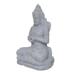 Reisgöttin Dewi Sri Steinfigur