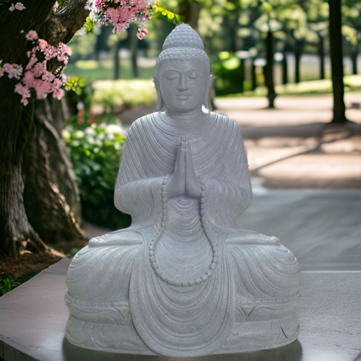Edle Buddha Gartenstatue