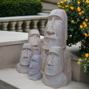 Osterinsel Moai Kopf Gartenstatue