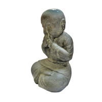 Gartenfigur Mönch "Nichts sprechen"