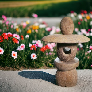 Robuste Gartenlaterne mit antiker Optik