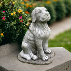 Gartenfigur Hund