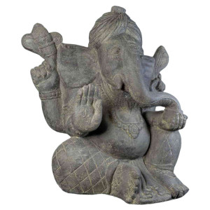 Sitzende Ganesha mit Turban