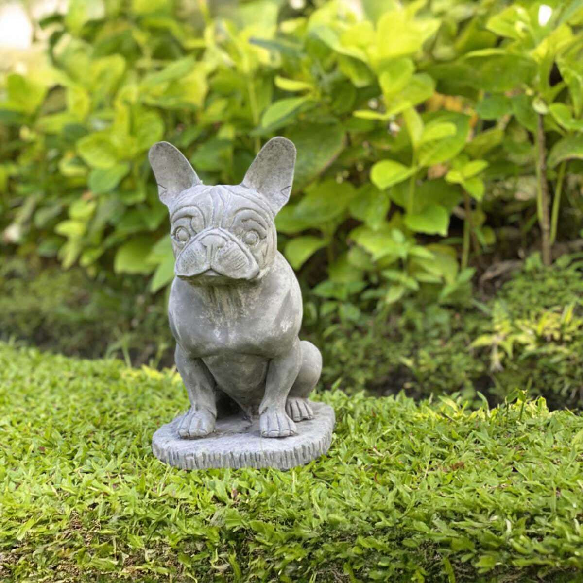 Gartenstatue Französische Bulldogge